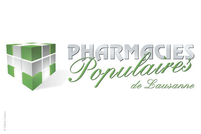 Logo - Création d'un logo pour les Pharmacies populaires de Lausanne